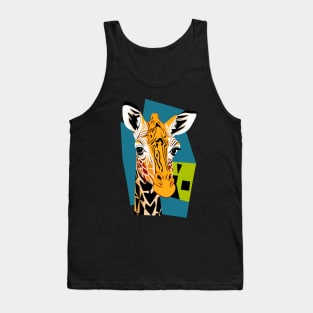 Portrait of Giraffe Tank Top